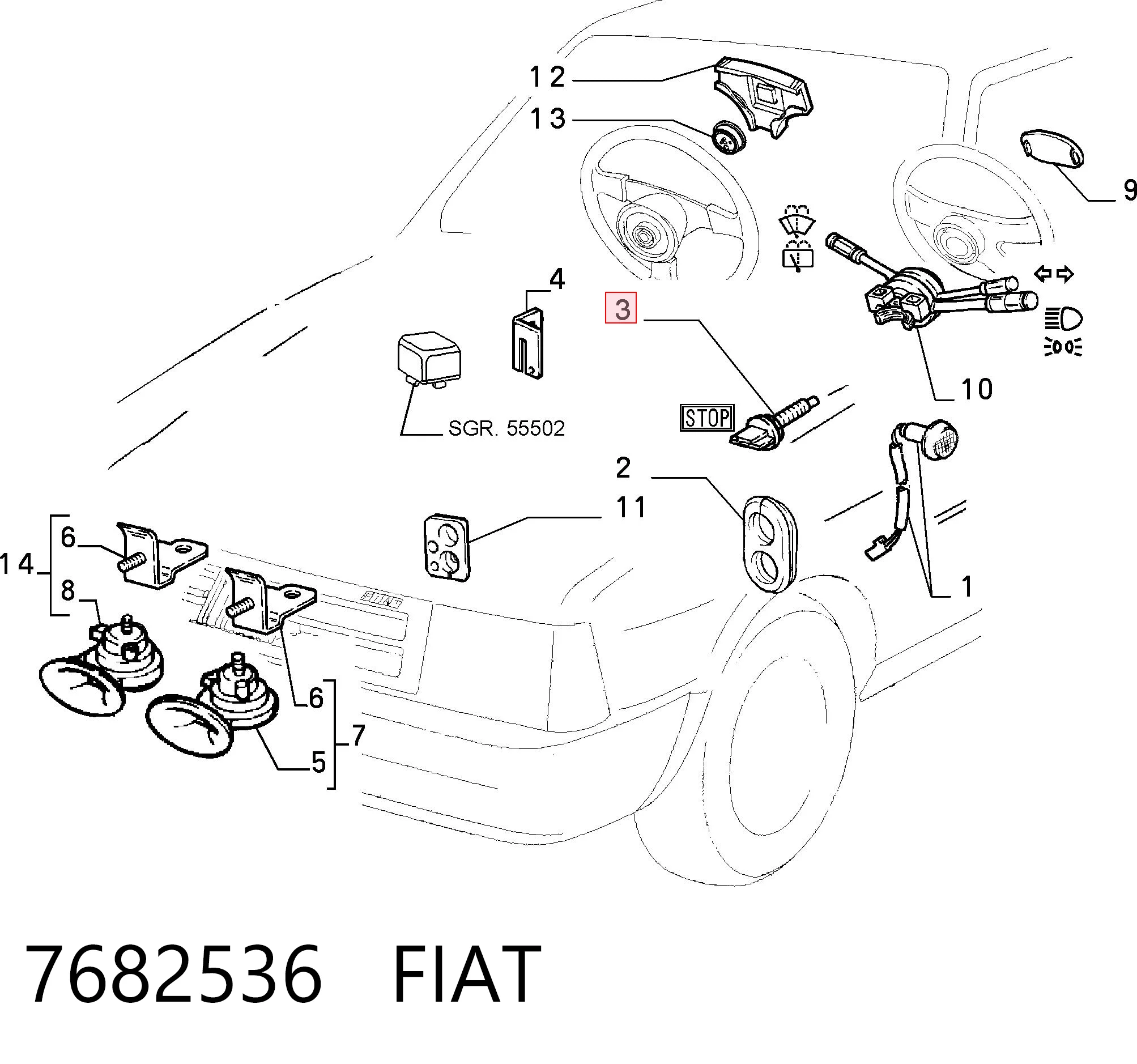 Fiat Tempra  Fren müşürü fiyatı