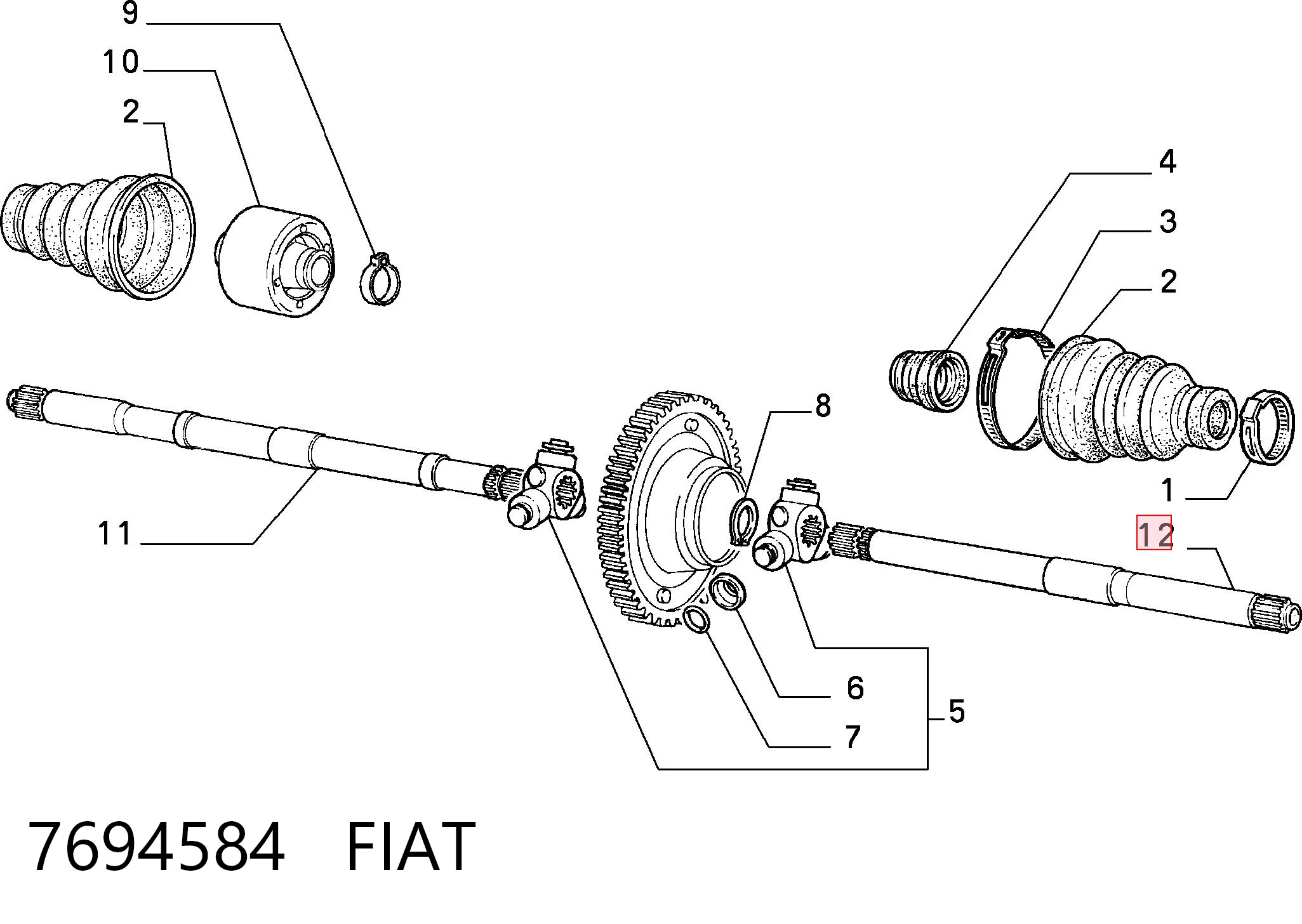 Fiat Tempra Sol aks