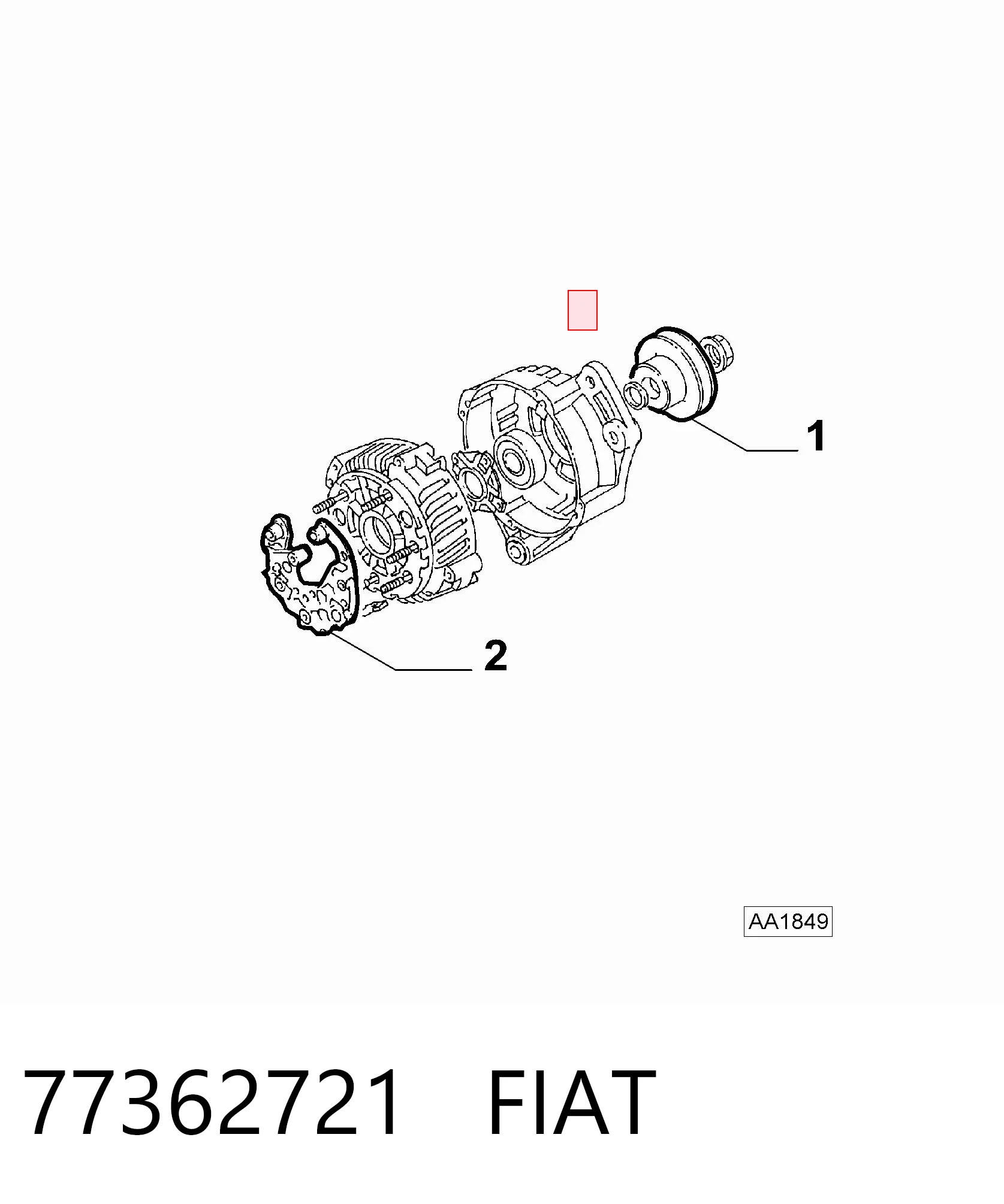 77362721 Fiat/Alfa/Lancia