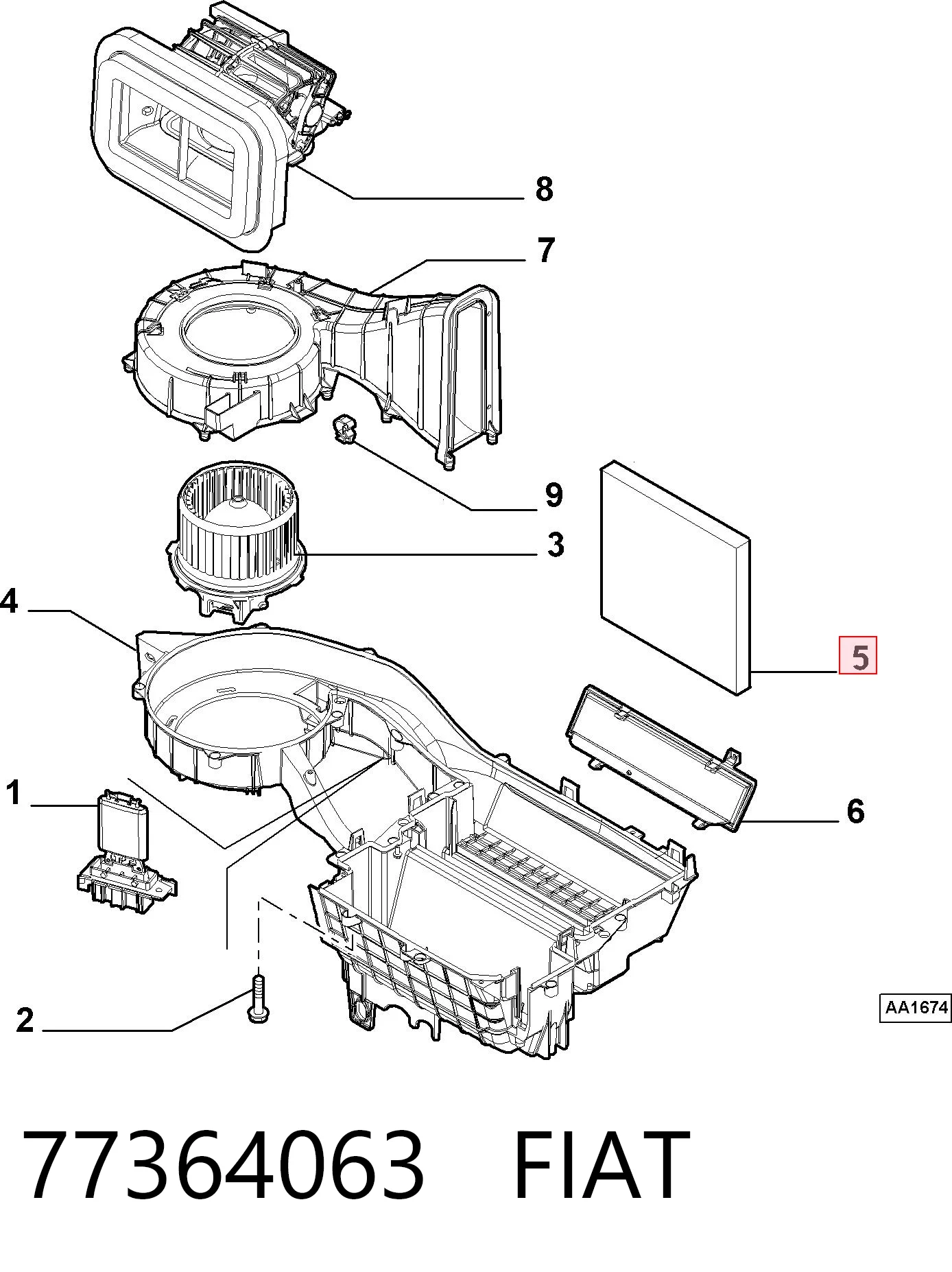 77364063 Fiat/Alfa/Lancia