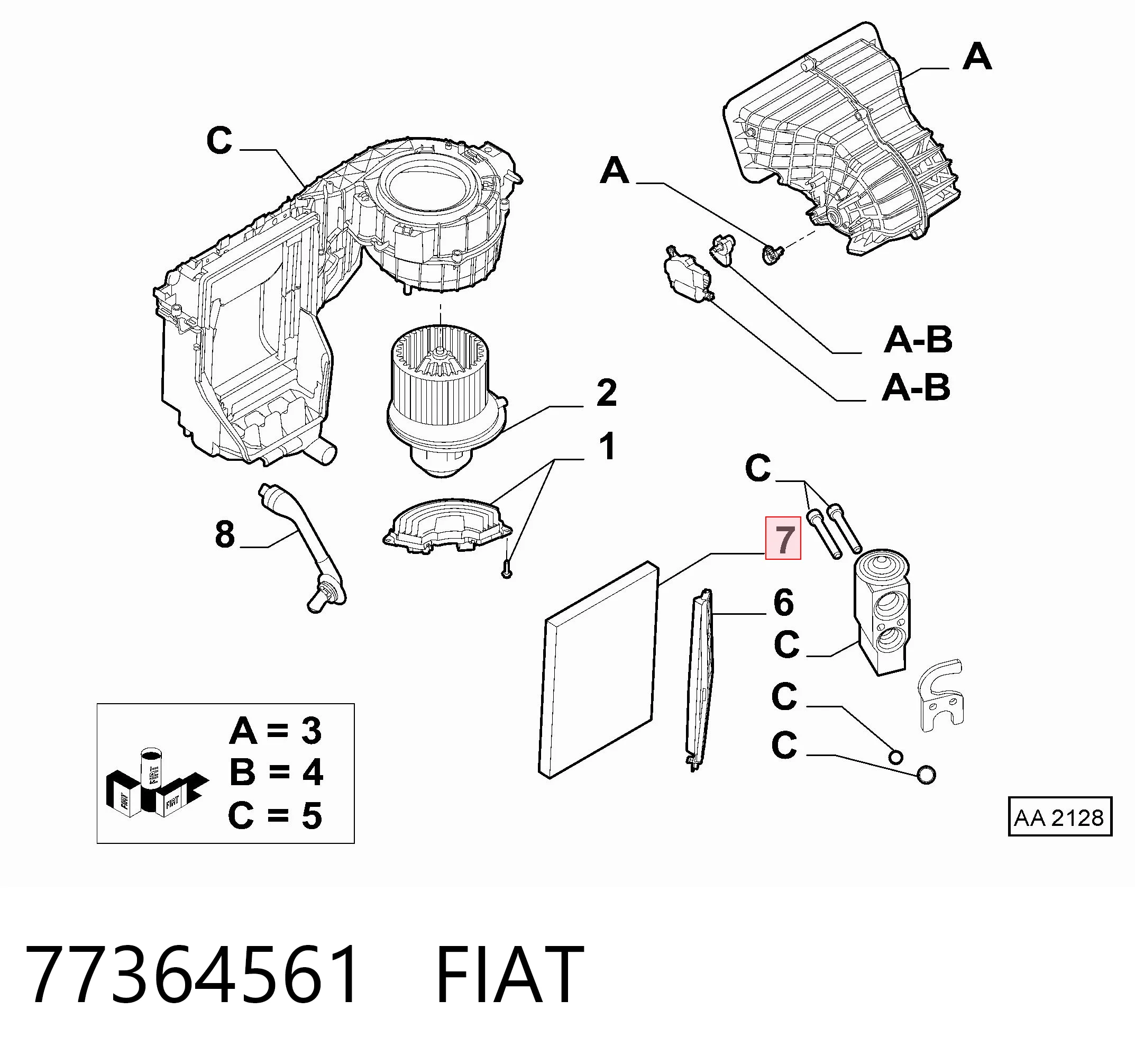 Fiat Linea  Polen filtresi