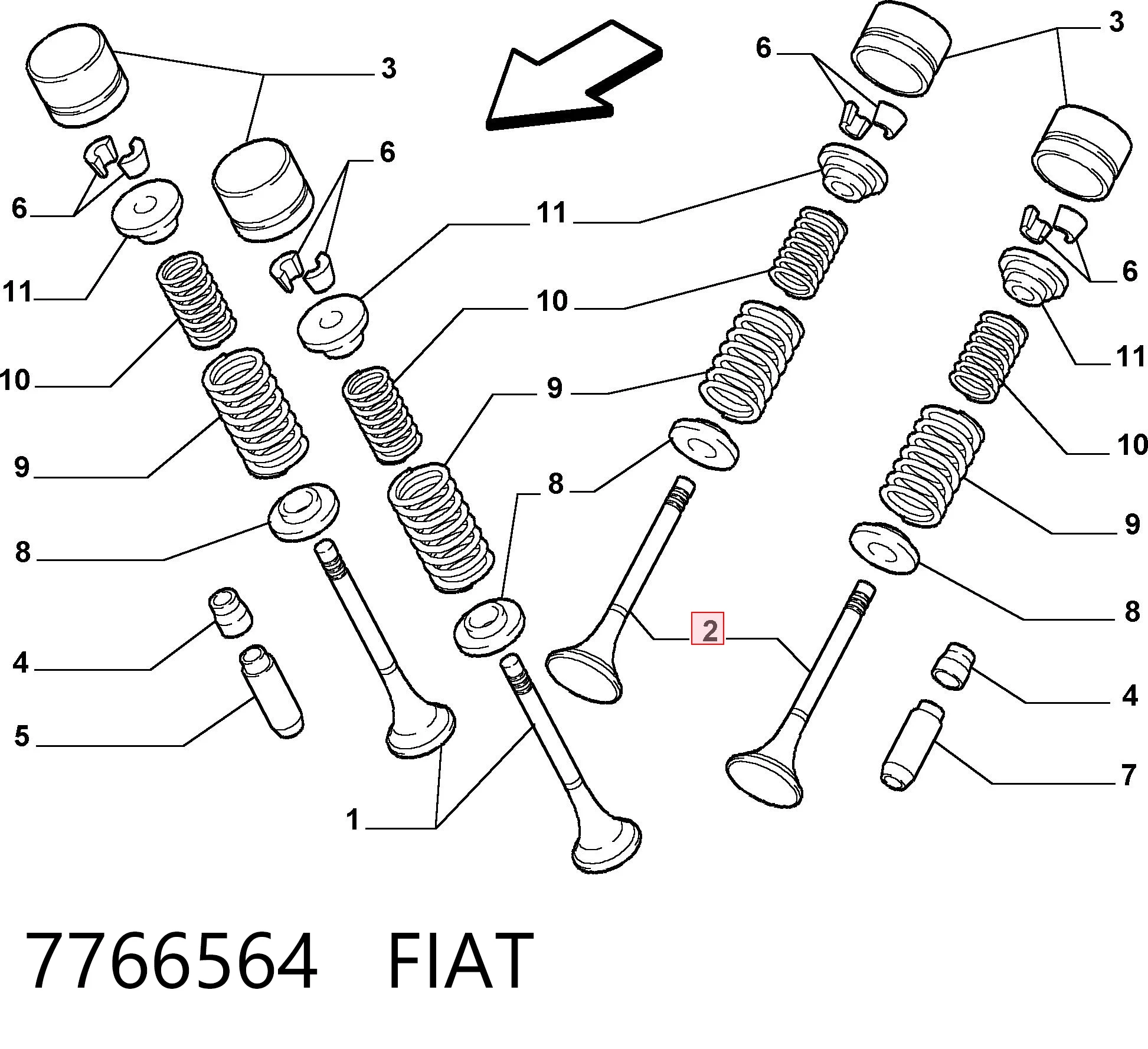 7766564 Fiat/Alfa/Lancia