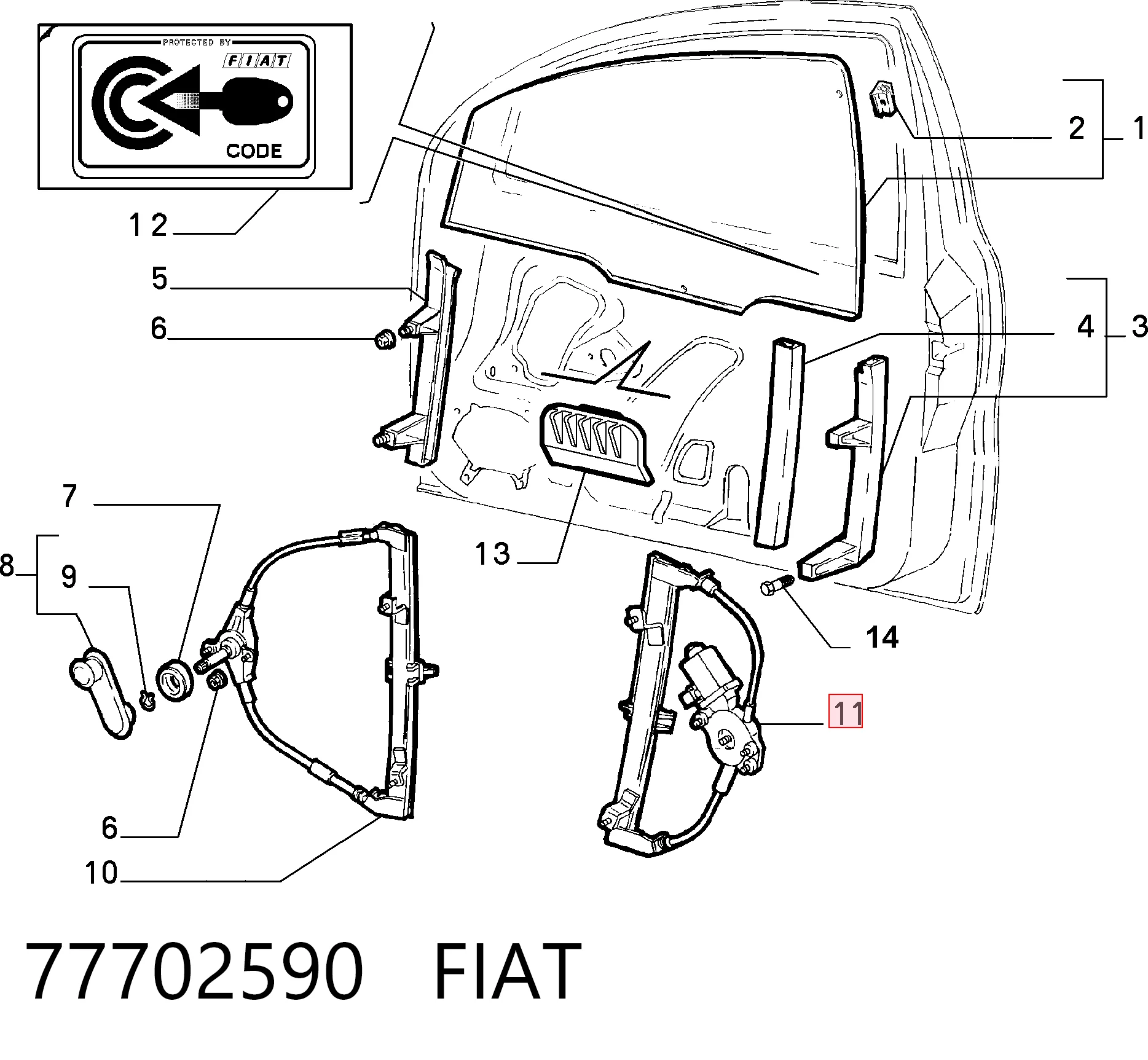Fiat Marea  Sol Ön cam krikosu fiyatı