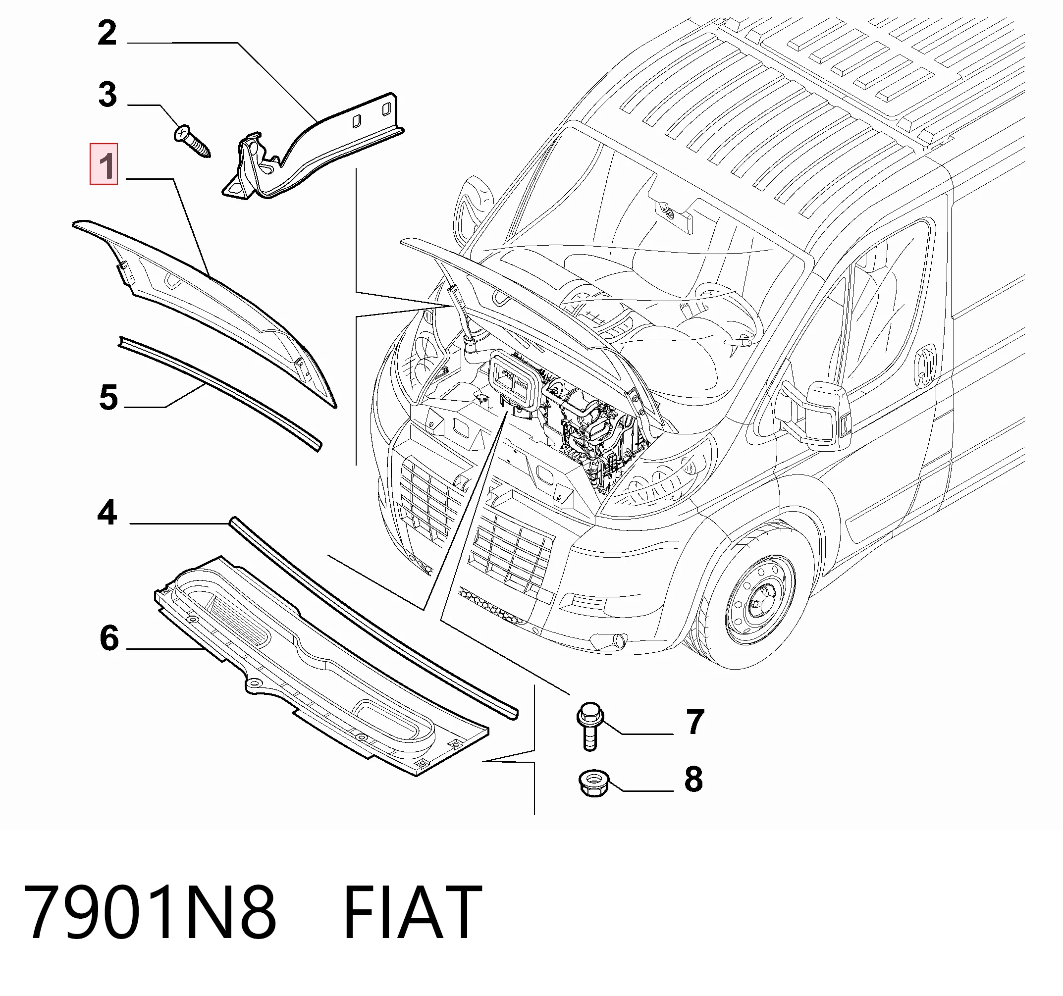Fiat Ducato III (2006 - 2026) Kaput 