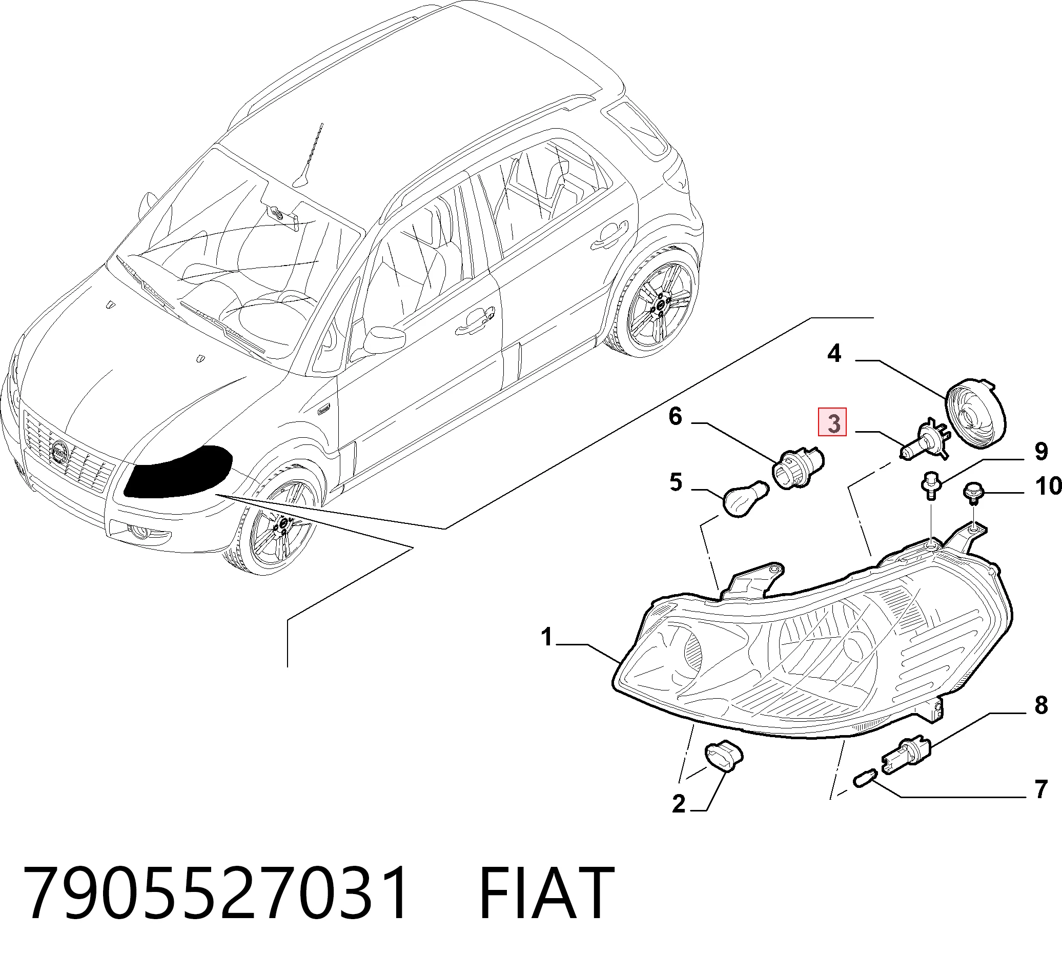 7905527031 Fiat/Alfa/Lancia