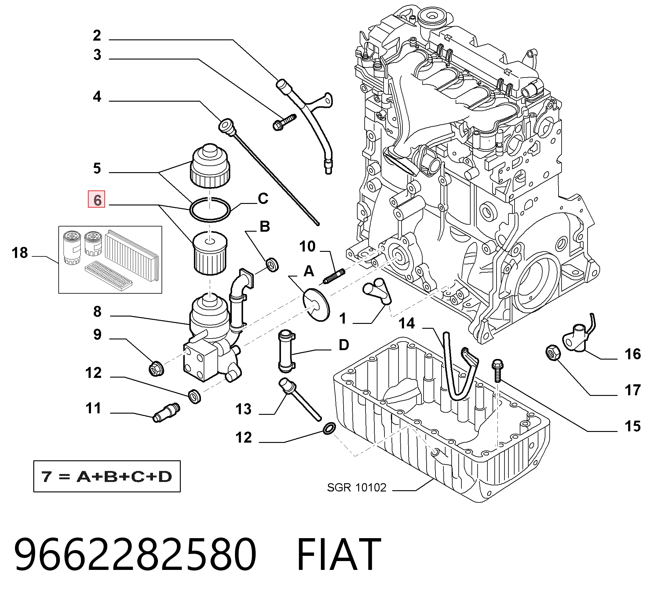 Ducato III Yağ filtresi