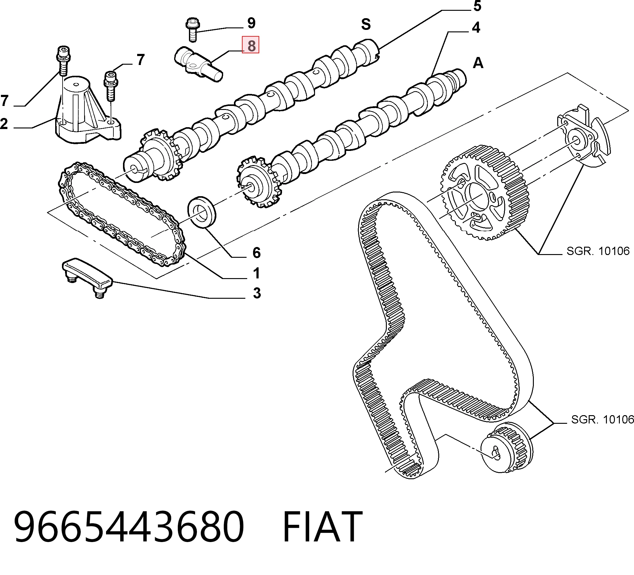 Ford Fiesta Mk5 Eksantrik sensörü Türkiye fiyatı