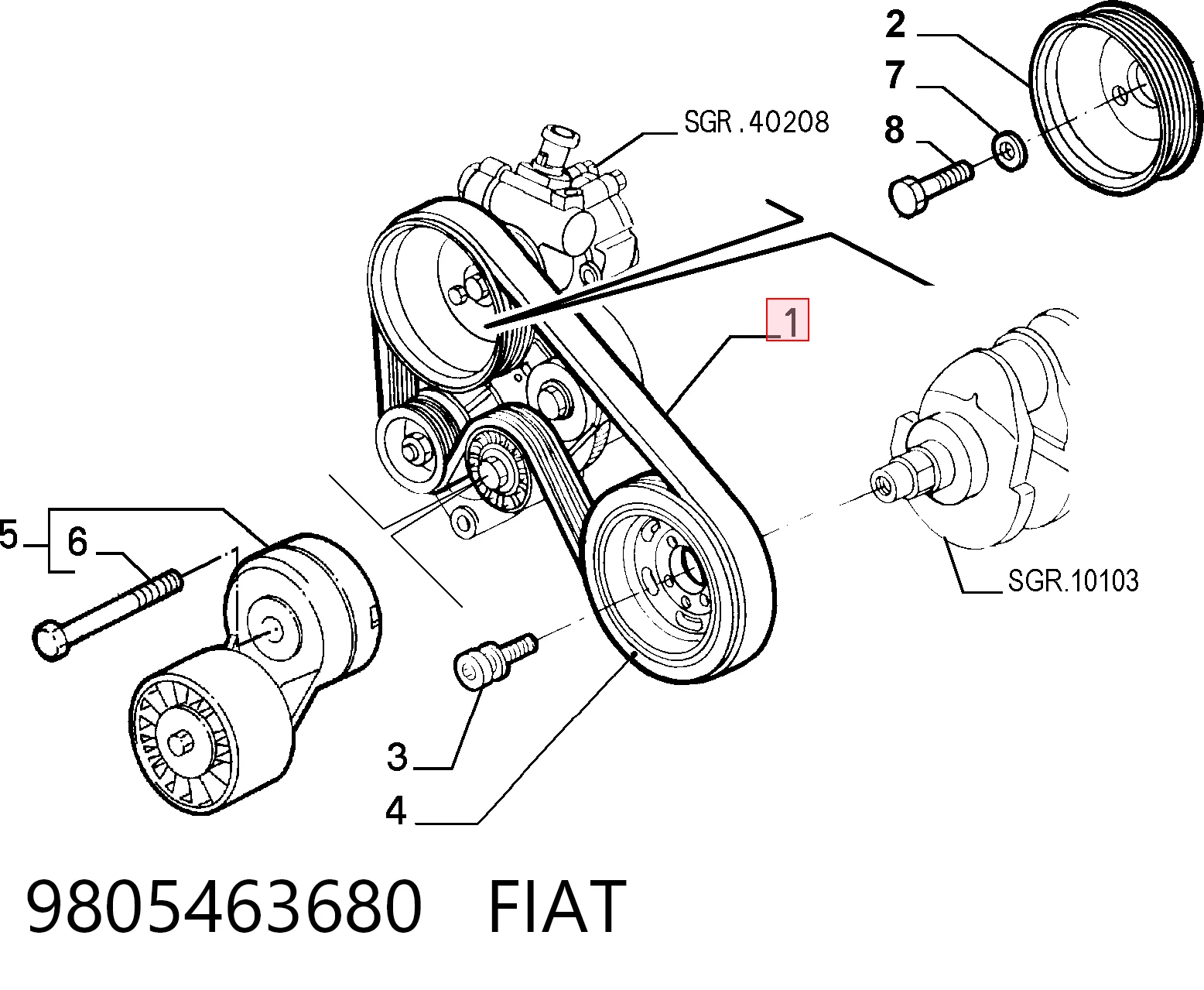 Volkswagen Bora  Alternatör kayışı