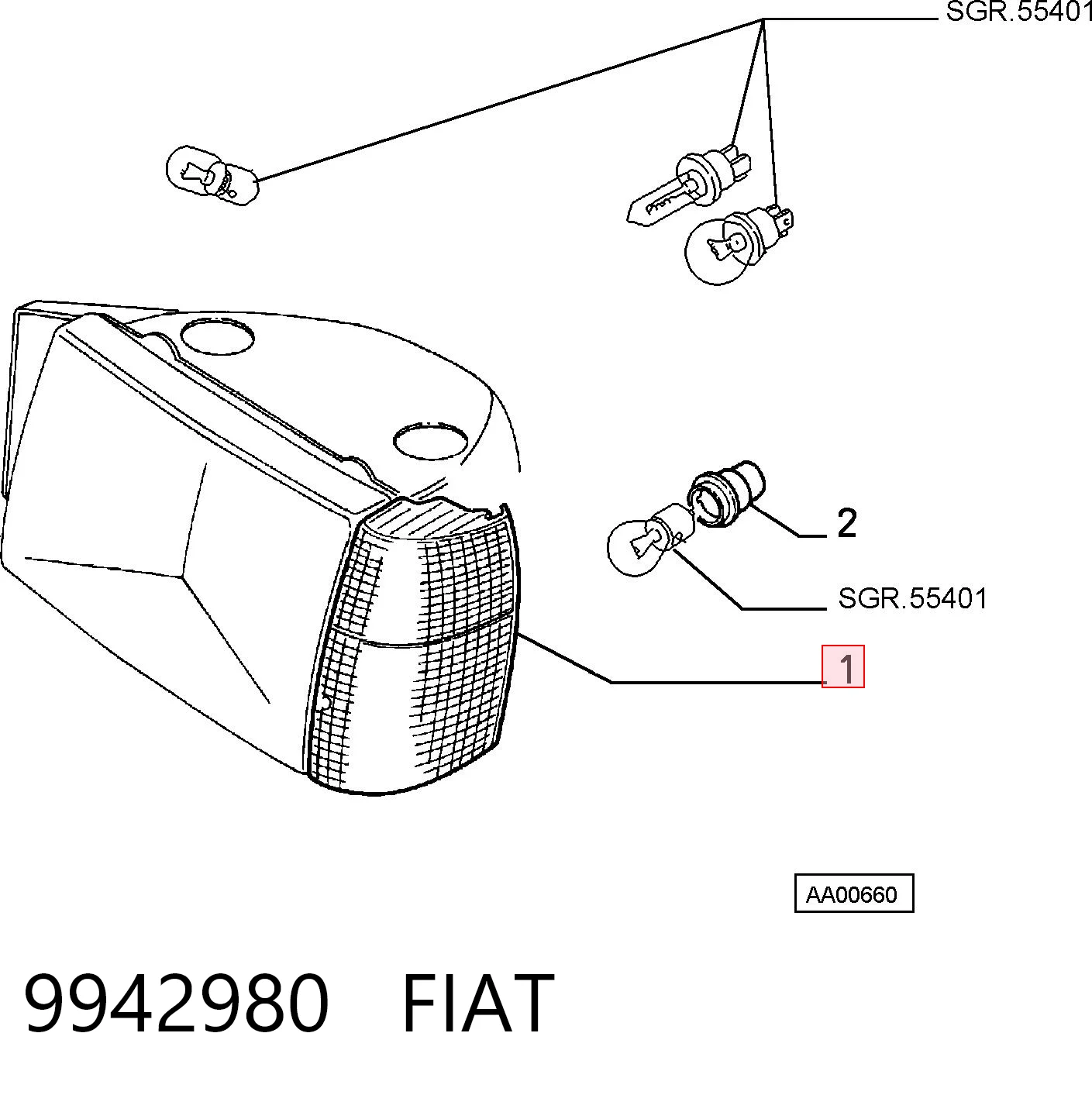 Fiat Tipo  (1987 - 1996) Sağ sinyal lambası fiyatı
