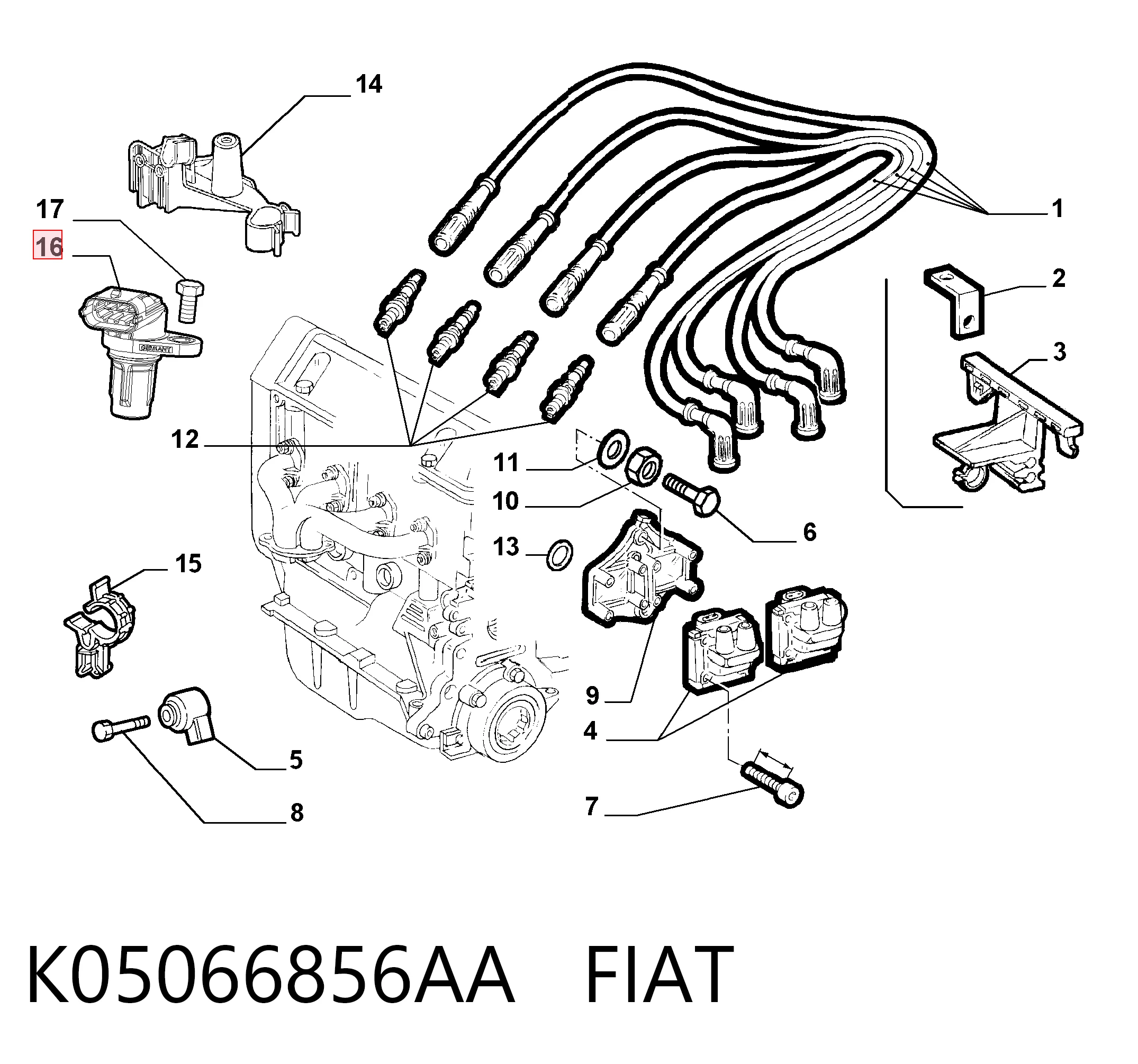 Fiat Ducato III Eksantrik sensörü