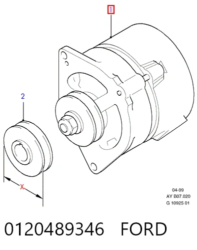 Ford Escort IV Alternatör