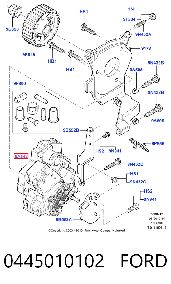Ford Fiesta Mk5 Mazot pompası
