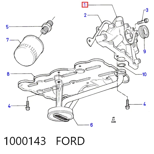 Ford Focus I Yağ pompası