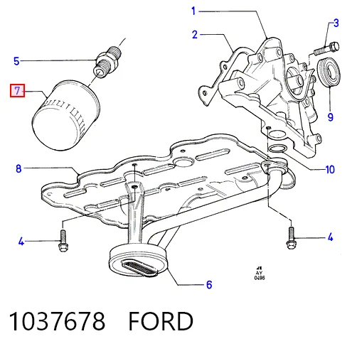 Ford Connect  Yağ filtresi