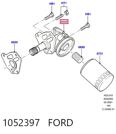 Ford Escort IV Yağ pompası