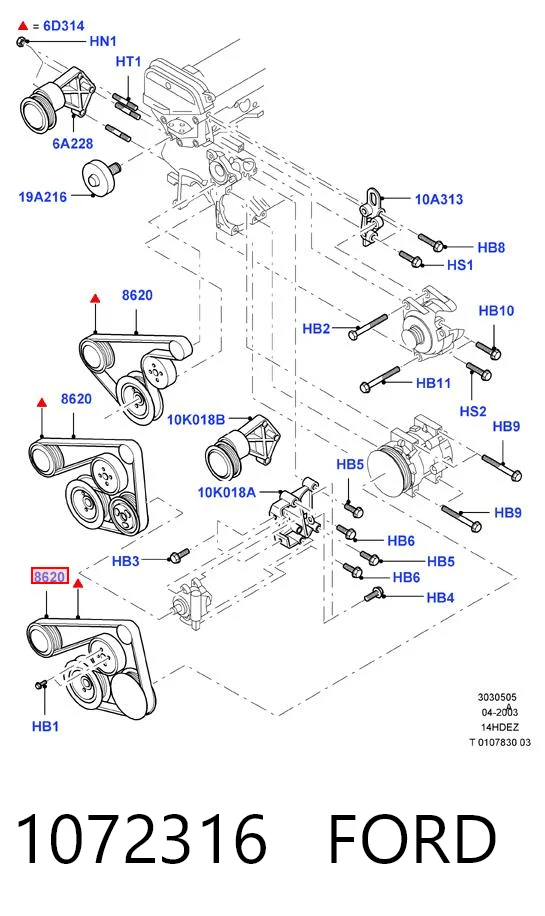 Volkswagen Jetta VI şarj dinamosu kayışı
