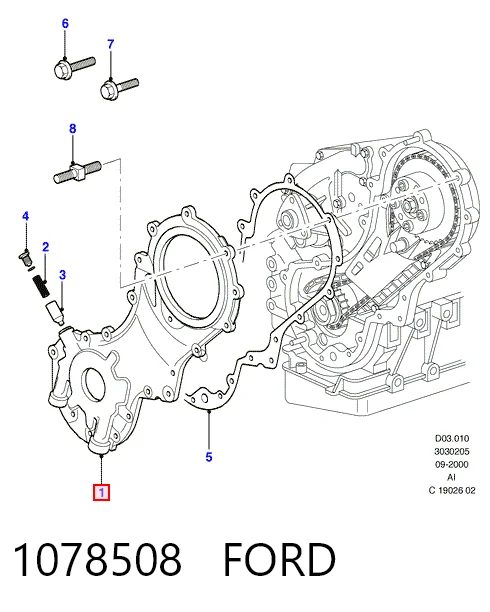 Ford Connect Yağ pompası Türkiye fiyatı