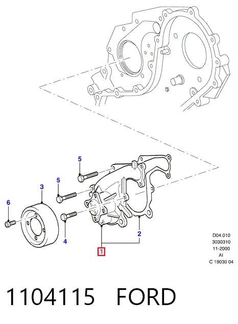 Ford Focus I Devirdaim pompası