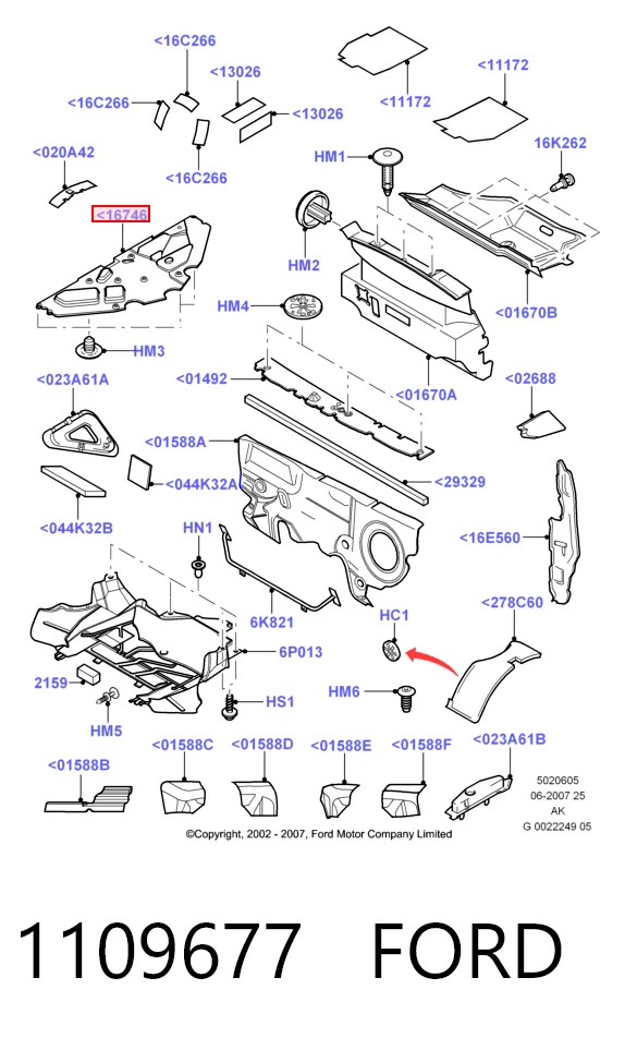 Ford Focus I (1999 - 2005) Kaput yalıtımı satın al