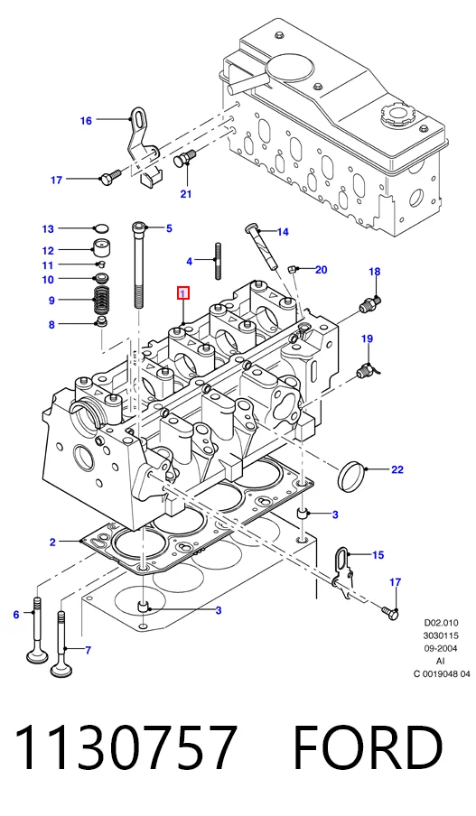 Ford Connect  (2002 - 2013) Silindir kapağı fiyatı