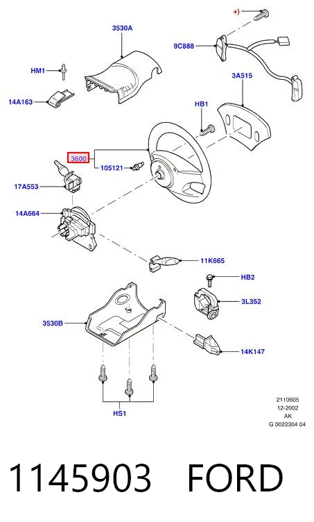 Ford Focus I (1999 - 2005) Direksiyon simidi fiyatı