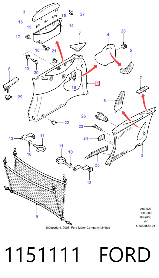Ford Focus II Arka amortisör Türkiye fiyatı