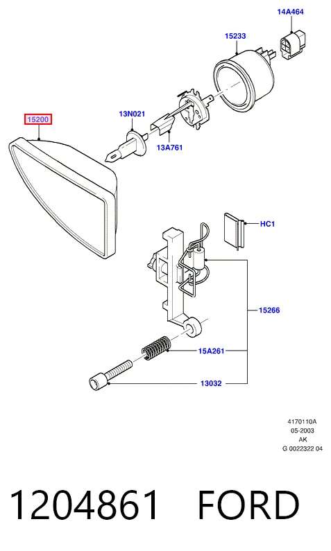 Ford Focus I (1999 - 2005) Sağ sis farı fiyatları