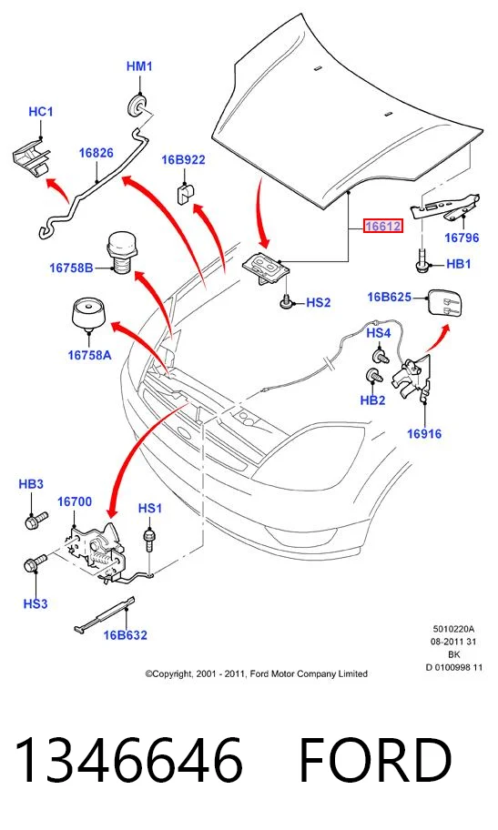 Ford Fiesta Mk5 Kaput fiyatları