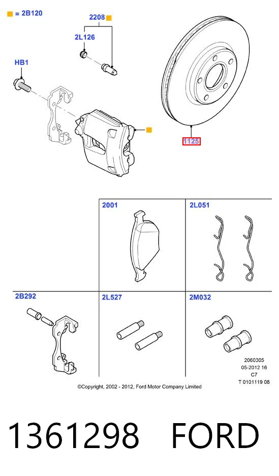 Ford Connect  Fren diski