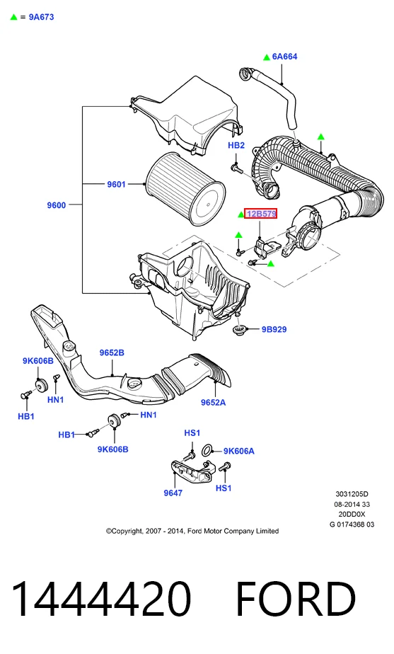 Ford Focus III MAP sensörü