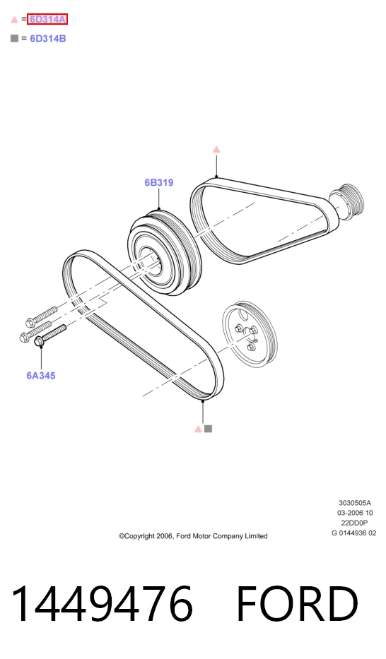 Fiat Ducato III Alternatör kayışı