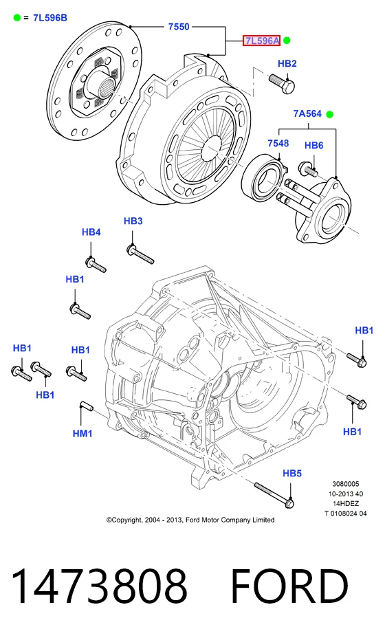 Ford Focus I Debriyaj seti