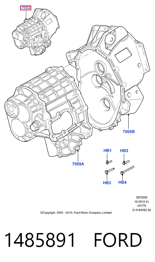 Ford Transit VI Şanzıman orijinal