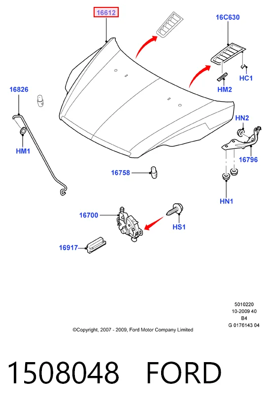 Ford Focus II (2004 - 2011) Kaput çıkma