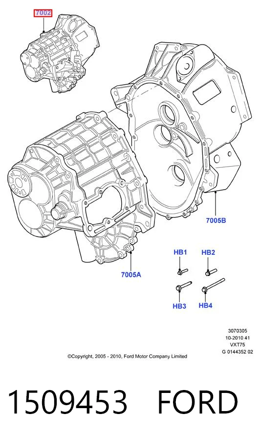 Ford Transit  (2006 - 2014) Manuel şanzıman komple çıkma