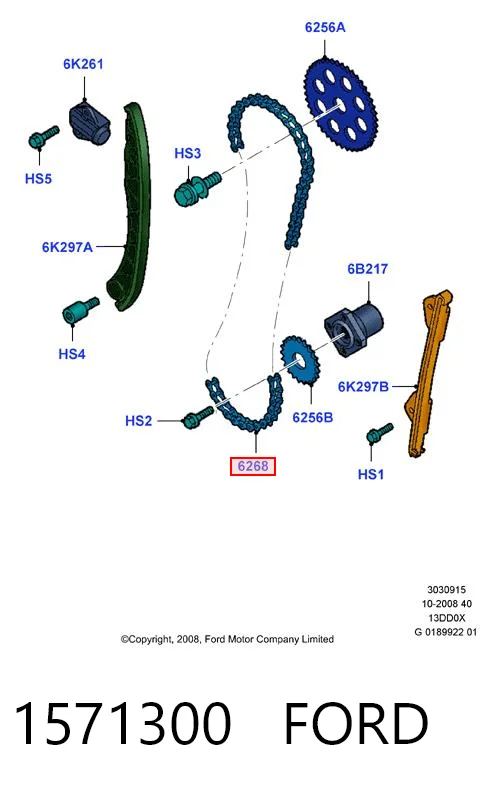 Linea sedan (323) (2007 - 2026) Triger zinciri