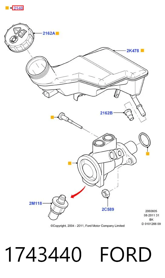 Ford Fiesta Mk5 Ana fren merkezi Türkiye fiyatı