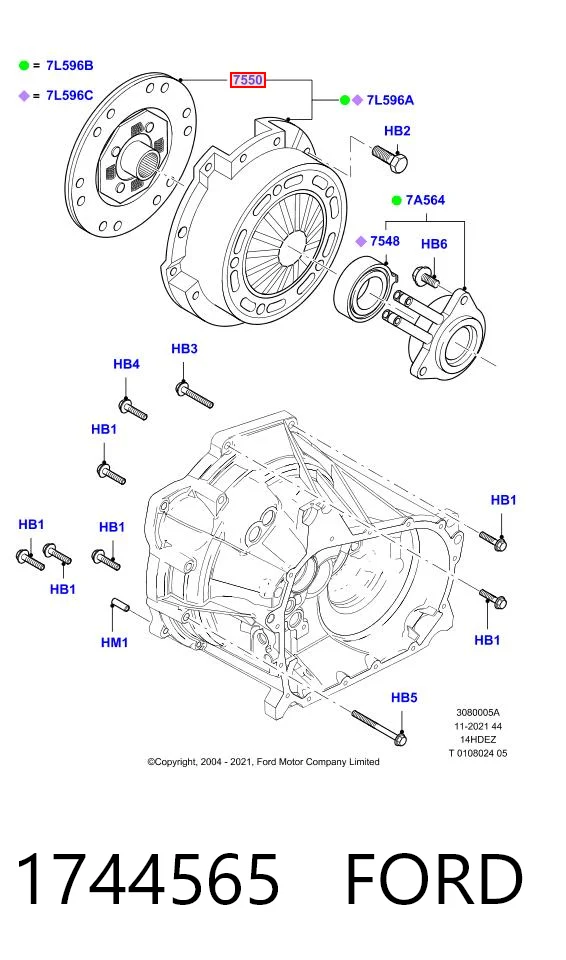 Ford Fiesta V Debriyaj seti Türkiye fiyatı