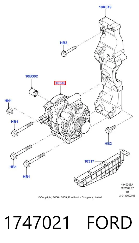 Ford Transit  Alternatör Türkiye fiyatı