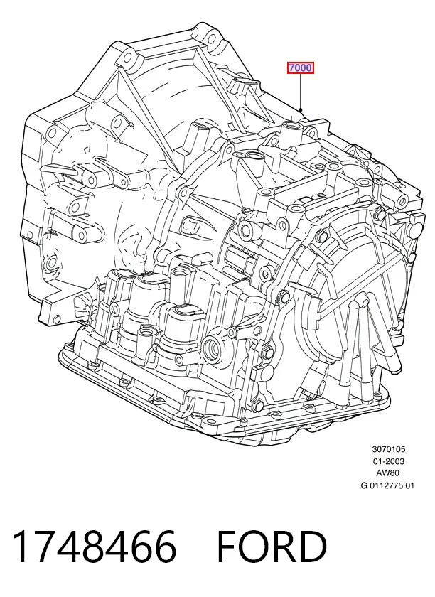 Ford Fiesta Mk5 Otomatik şanzıman orijinal