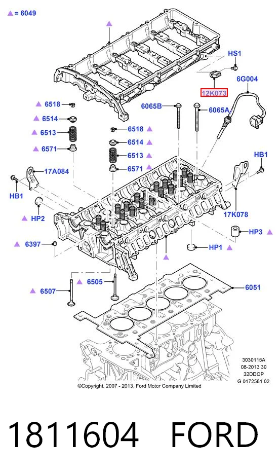Ford Transit  Eksantrik sensörü