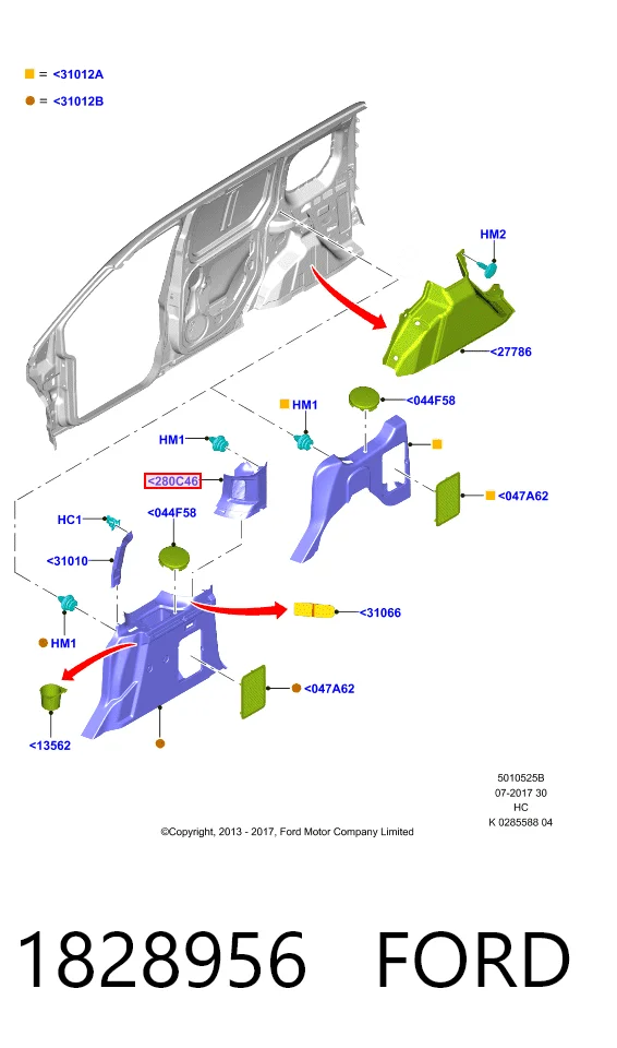 Opel Astra J Sports Tourer Polen filtresi