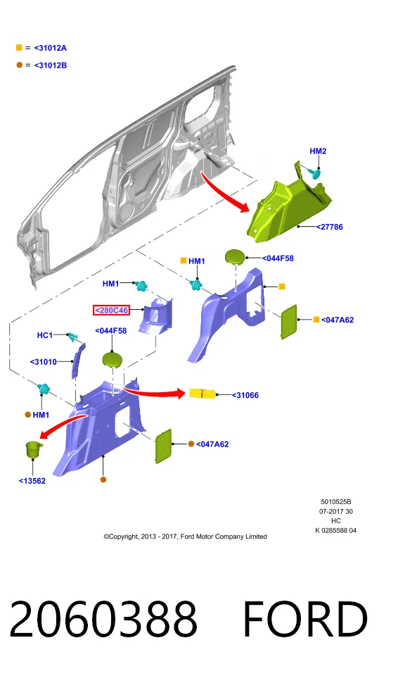 Cruze Polen filtresi
