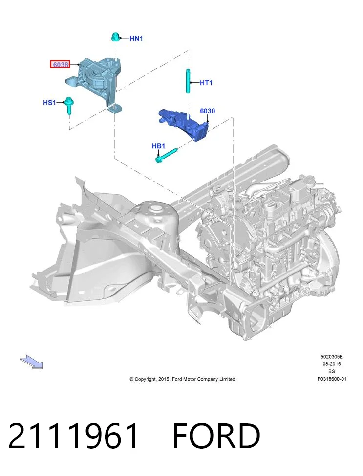 Ford Focus III Ön motor kulağı Türkiye fiyatı