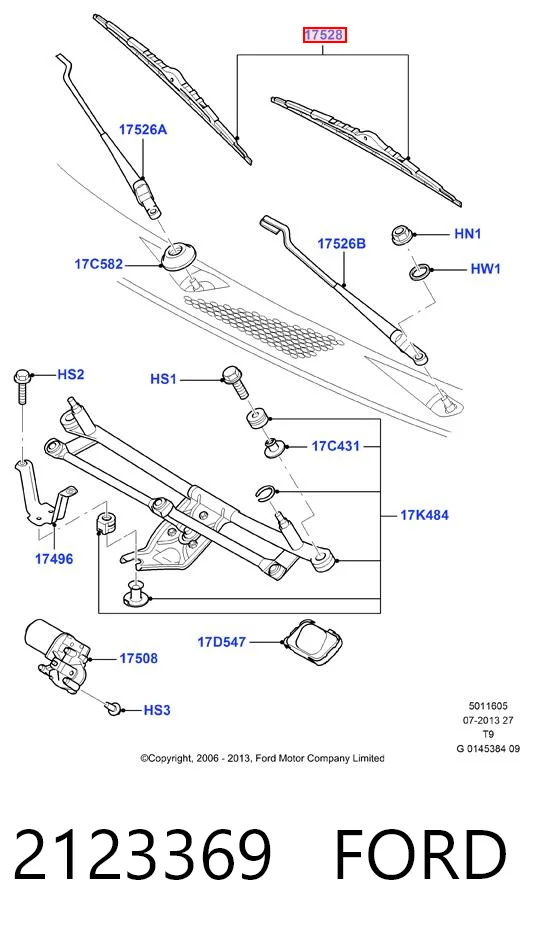 Ford Transit VI Silecek Süpürgesi
