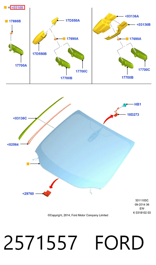 Ford Focus III (2010 - 2020) Ön cam satın al