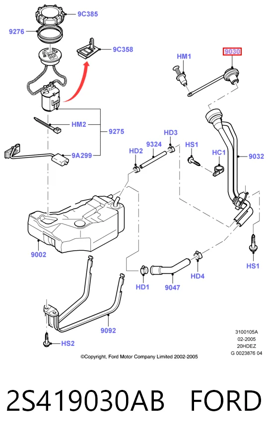 Ford Connect  Depo kapağı sıfır