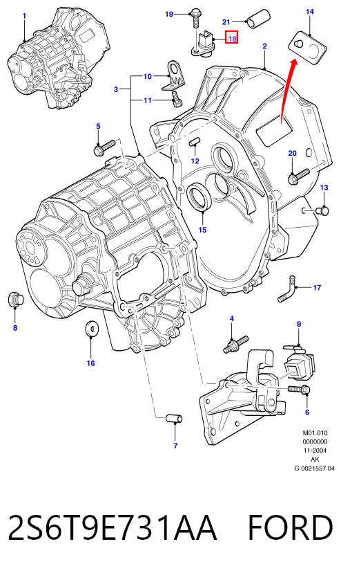 2S6T9E731AA Ford