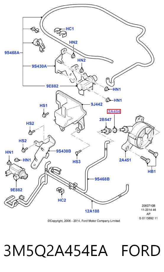 3M5Q2A454EA Ford