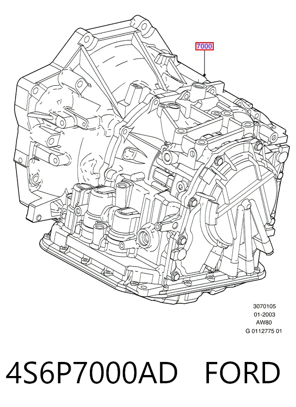 Ford Fiesta V (2001 - 2008) Otomatik şanzıman komple 
